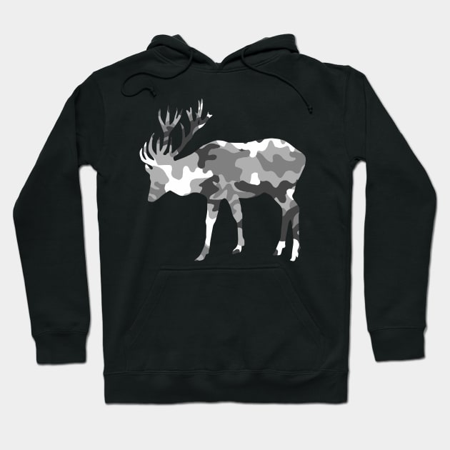Classic Urban Stag Hoodie by hiwez